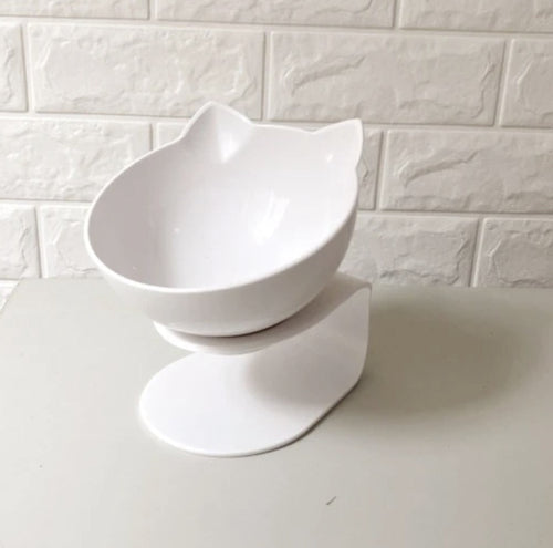 Ergonomic Double Cat Food Bowl