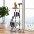 67-inch Multi-Level Cat Scratching Tree Kitty Tower