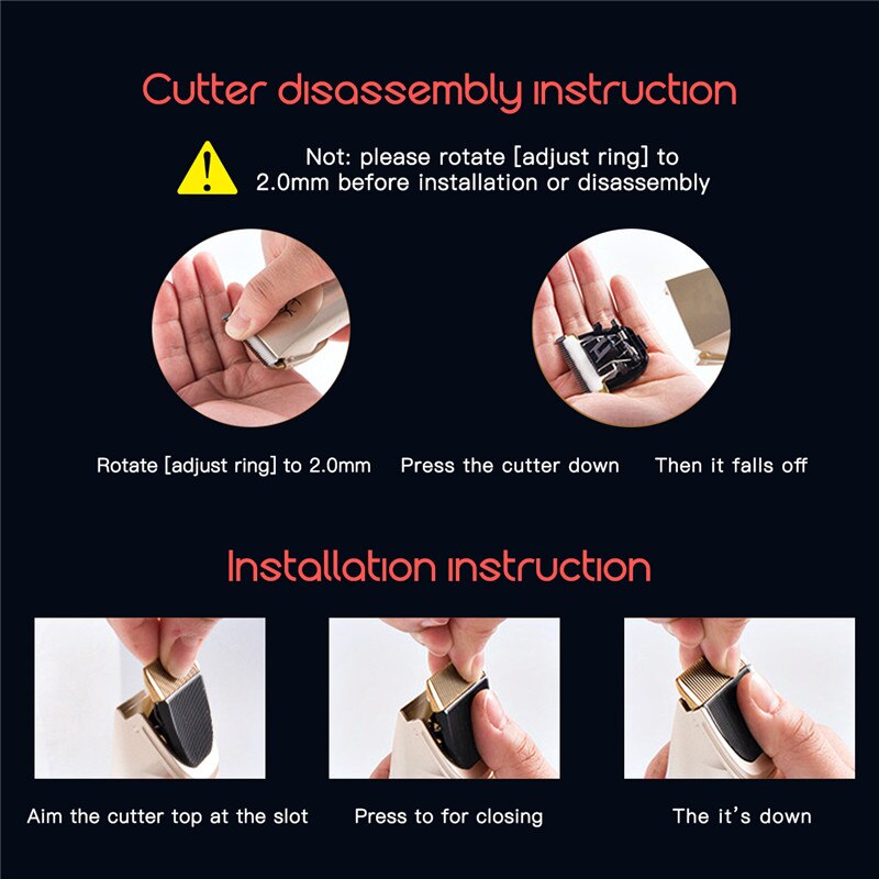 Professional Pet Hair Clipper Kit
