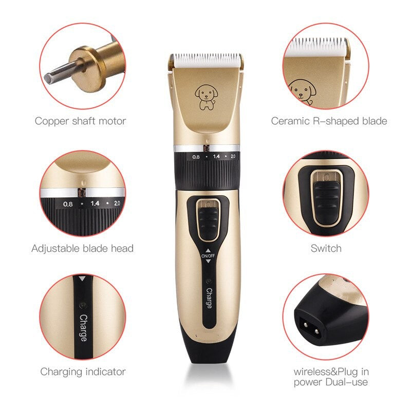 Professional Pet Hair Clipper Kit