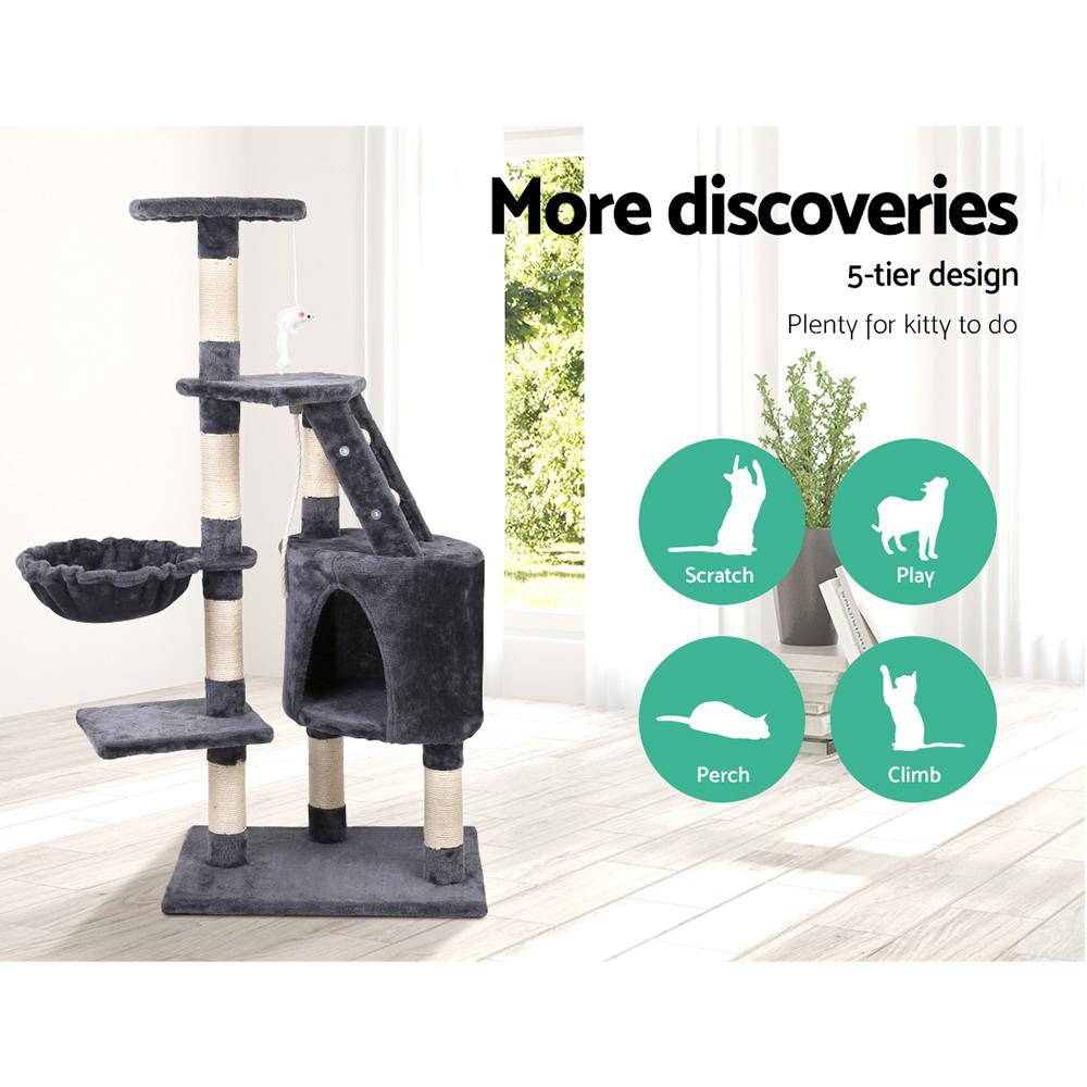 Cat Tree 120cm Scratch Post Tower