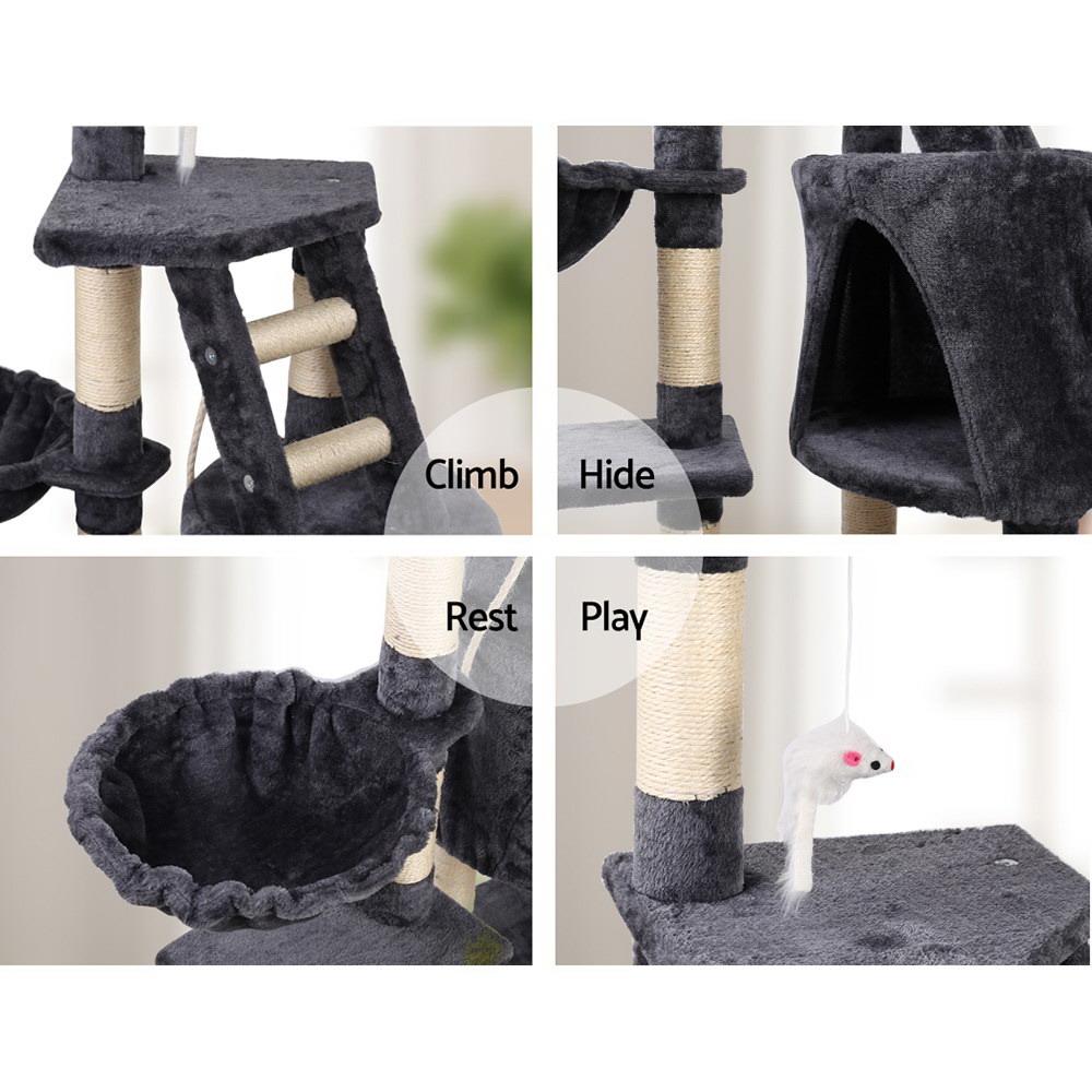 Cat Tree 120cm Scratch Post Tower