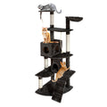 Cat Tree 134cm Midnight Tower Scratching Post Scratcher in Black
