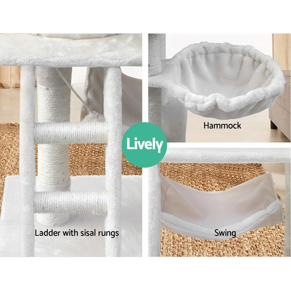 Cat Tree 141cm Cloud Tower Scratching Post