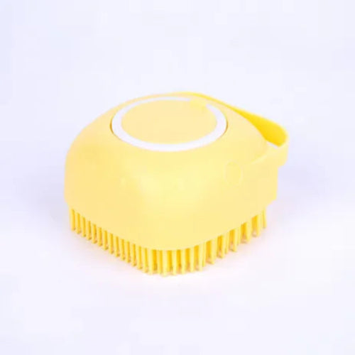 2-In-1 Pet Bath & Massage Brush With Shampoo Storage Silicone scrub