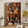 Modern 2-in-1 Wooden Cat House Bookshelf
