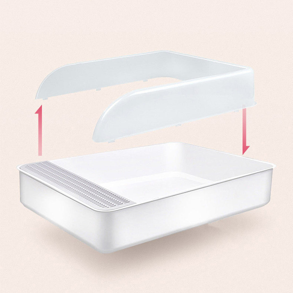 Large Open Cat Litter Box