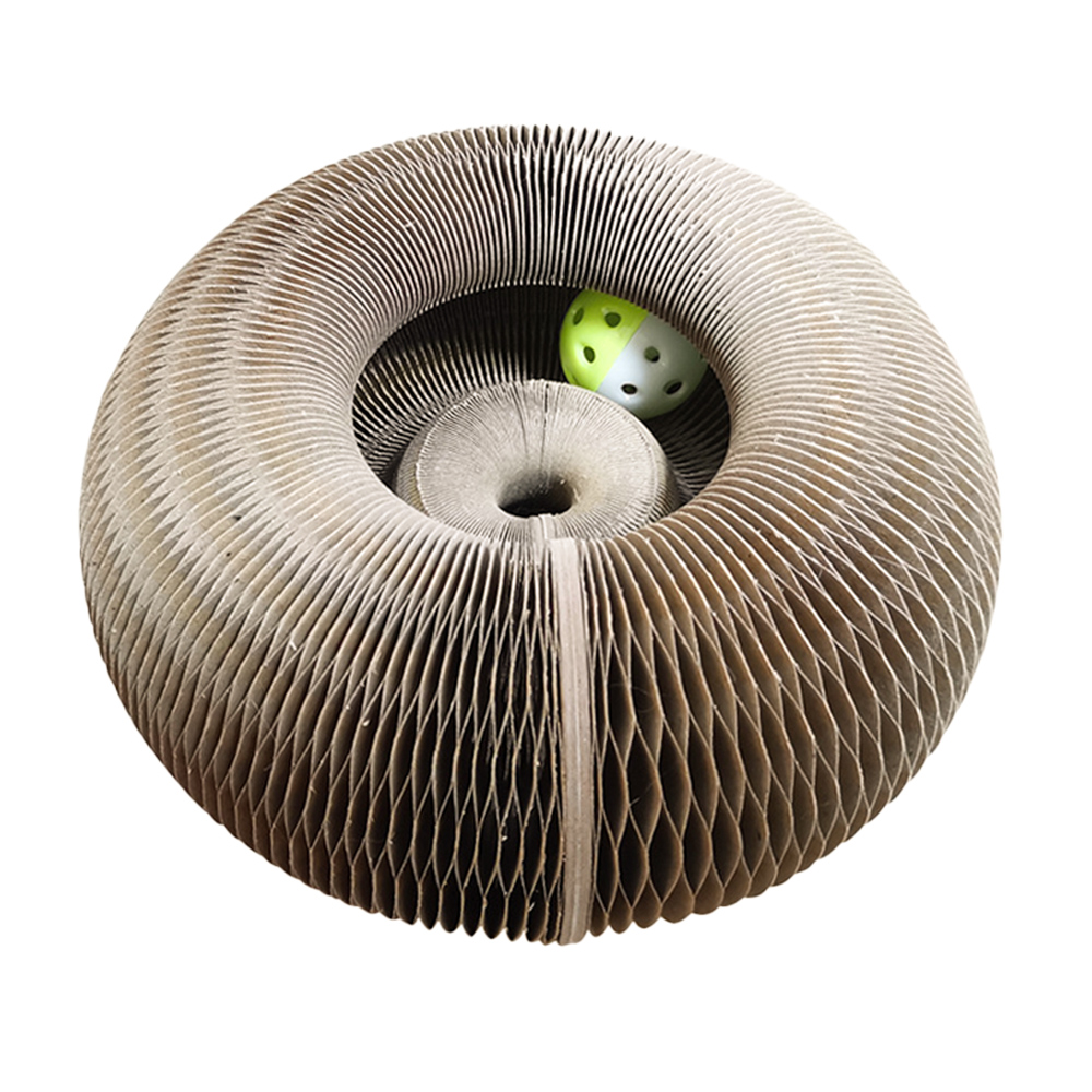Accordion Cat Scratcher & Toy