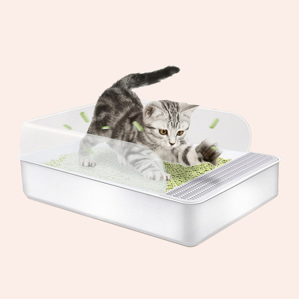 Large Open Cat Litter Box